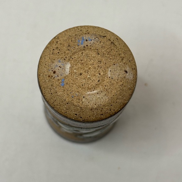 Miniature Hand Painted Tanala Pottery Bud Vase Made in Mexico Toothpick Holder - Picture 5 of 5